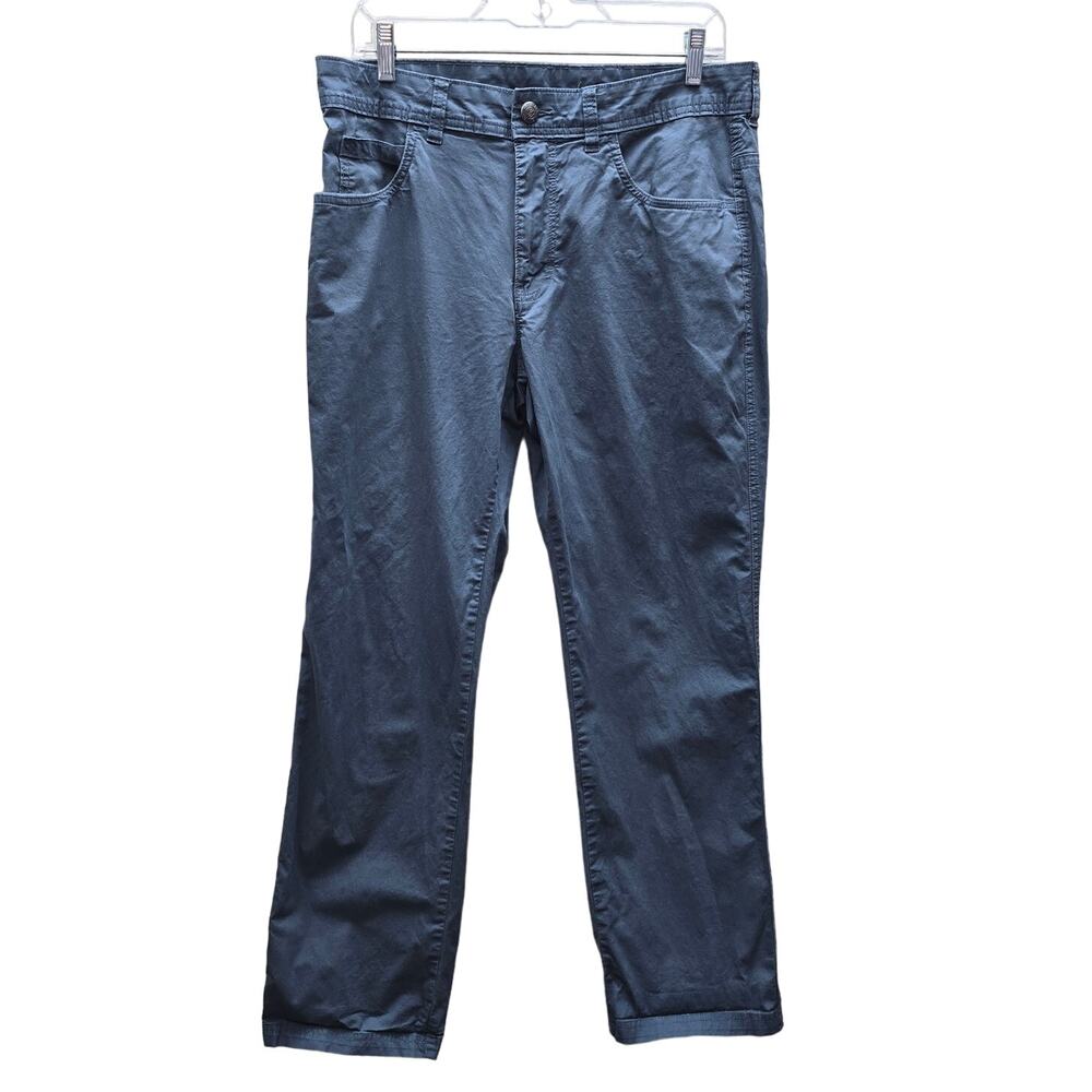 Columbia Men's Regular Fit Straight Leg Pants Five Pockets Gray Size 32/30